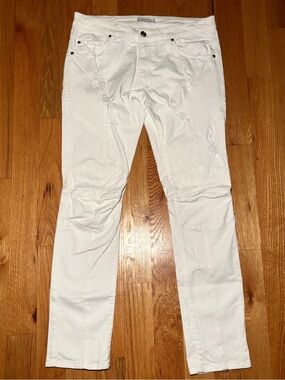 Balmain White Biker Jeans 🔥